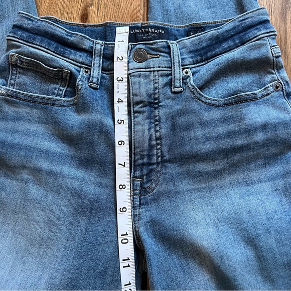 Lucky Brand Light Skinny Jeans Bridgette Skinny Jeans High Rise 23.5 Inch Inseam - Picture 9 of 14